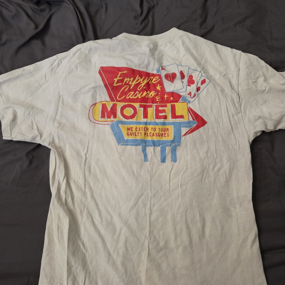 Empyre Casino Motel Tee - White and Red
